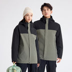 DZRZVD 3-in-1 Down Jacket | 5000mm Waterproof Trekking Coat with Detachable Down Layer | All-Season Outdoor Protection | 250826