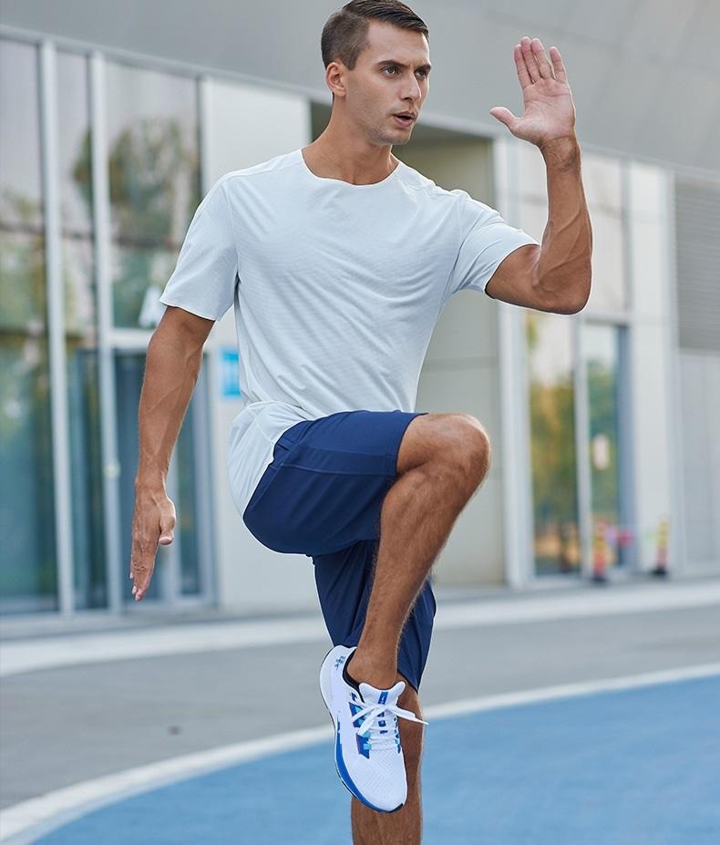 Men’s Lightweight Athletic T-Shirt – Short Sleeve Stretchy Summer Running & Fitness Tee | DT24202