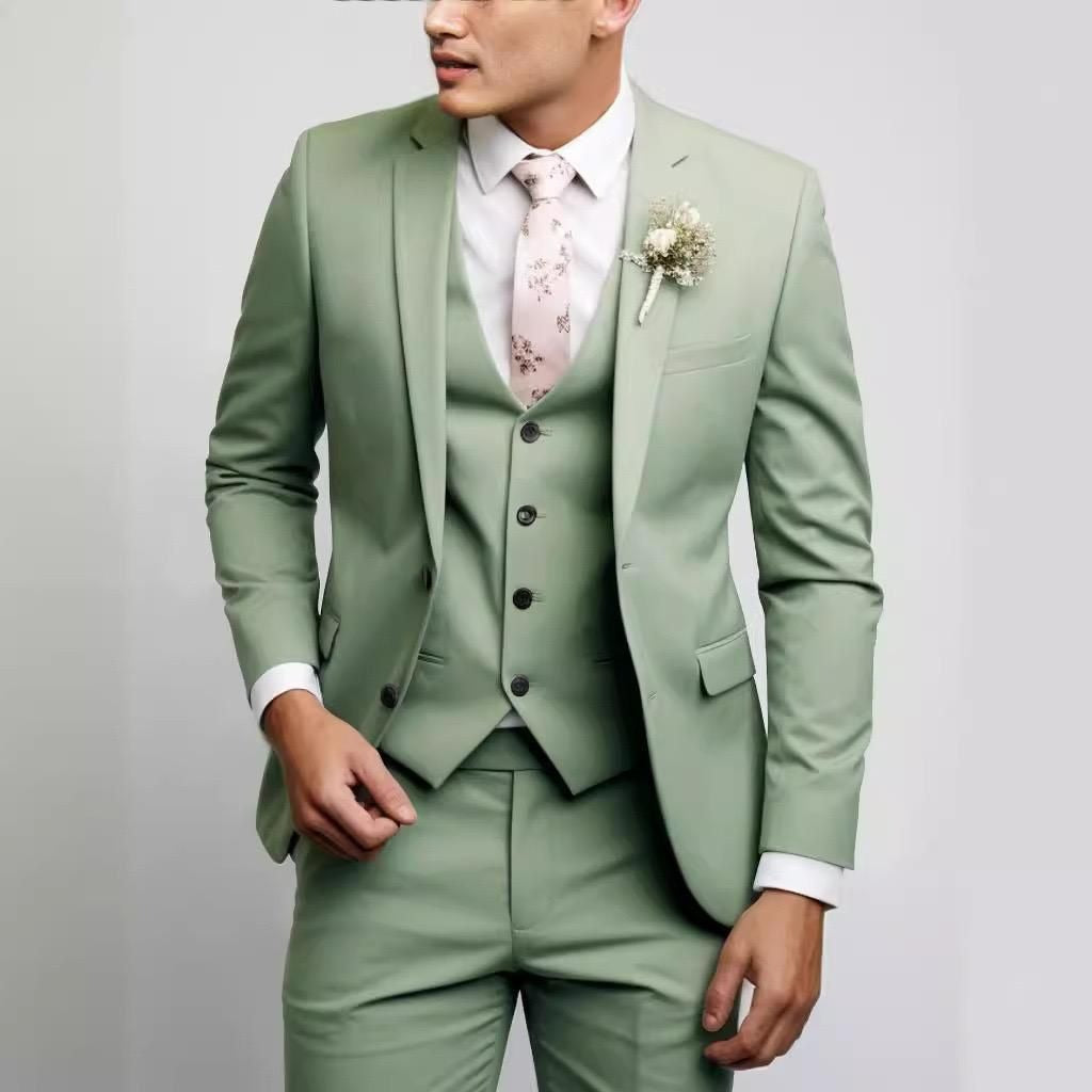 Premium Quality Men's 3 Pieces Suit Tuxedo Signature Smart Fit Wedding Parties Casual & Business Suits | 2901