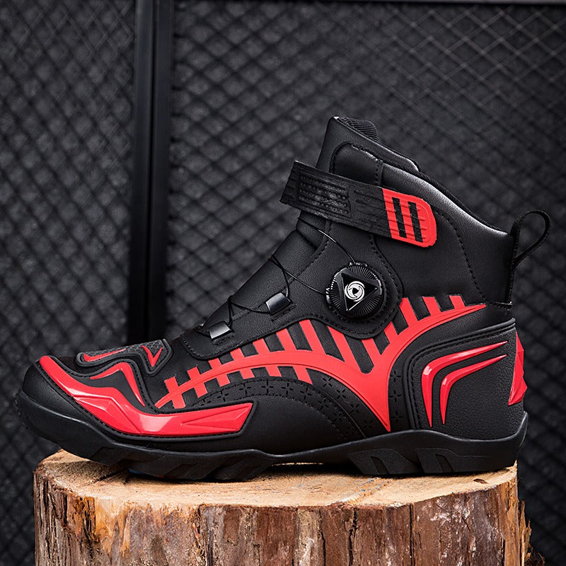 Premium Racing Shoes & Motorcycle Riding Boots Leather Boots for Ultimate Performance | QK268