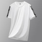 Men's Set Clothes 3 Pieces T Shirt Short Sleeve Solid Color Summer Sets | 1083