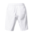 Men's Lightweight Linen-Blend Beach Shorts - Relaxed Fit 5-Inch Casual Shorts | WW-2