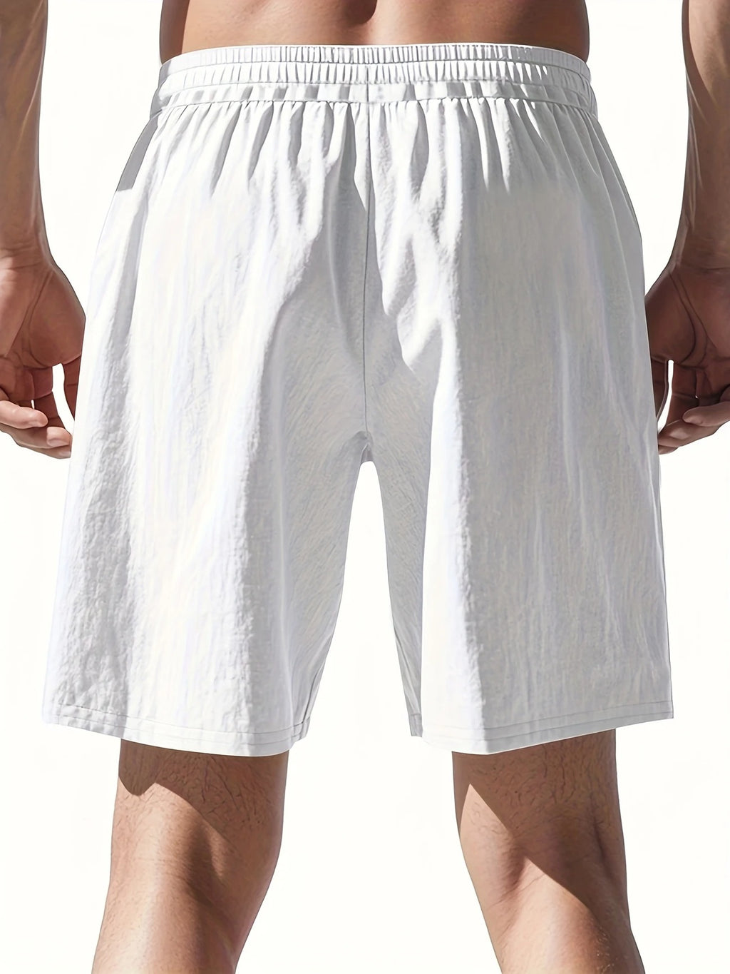 Breathable Men's Linen Shorts – Lightweight Summer Beach & Sport Casualwear| YFY-WW-2