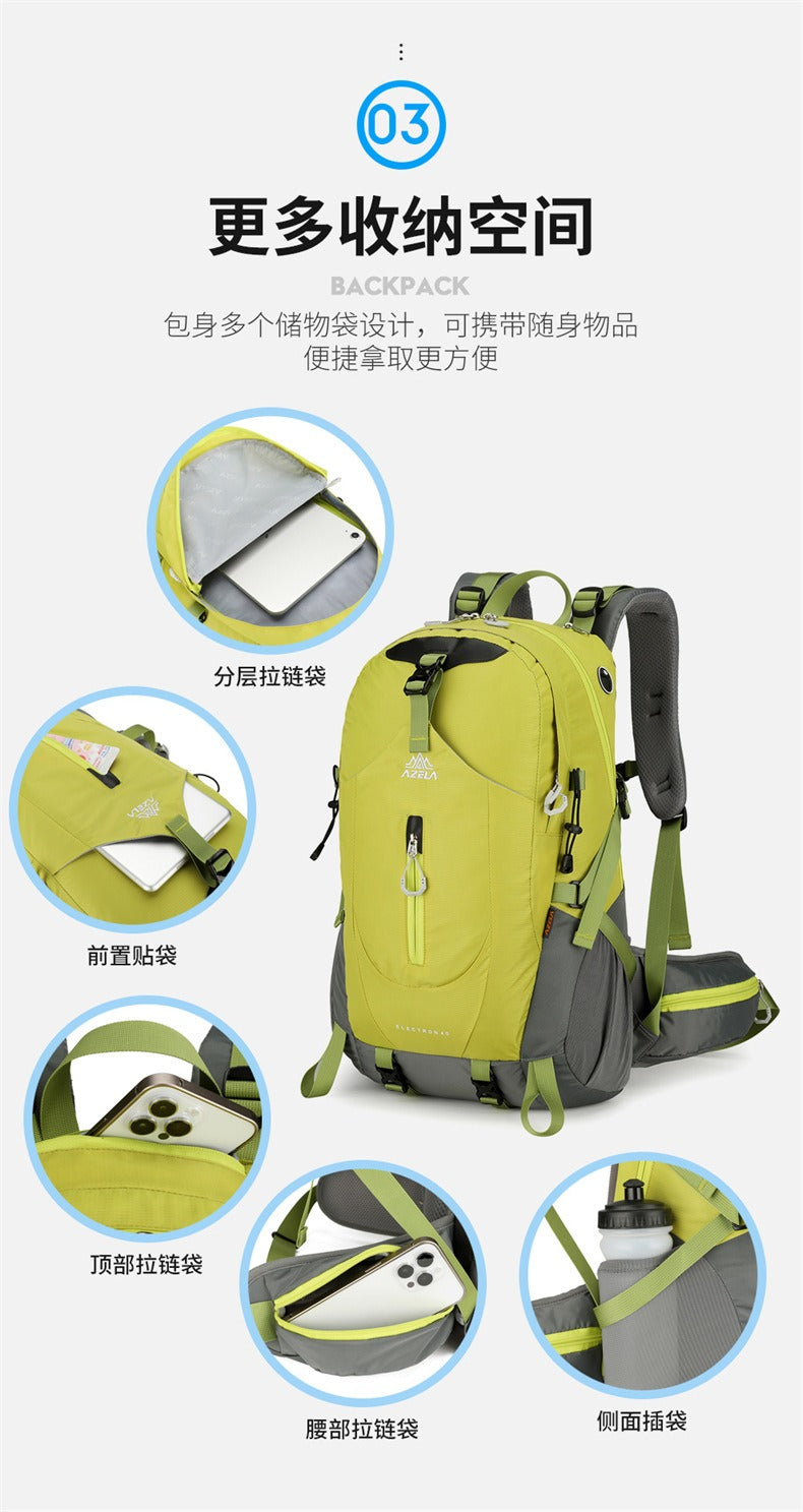 Vanaheimr 30L/40L Ultra-light Hiking & Outdoor Backpack – Trekking, Cycling & Trail Pack with Multi-pocket Design | A1355