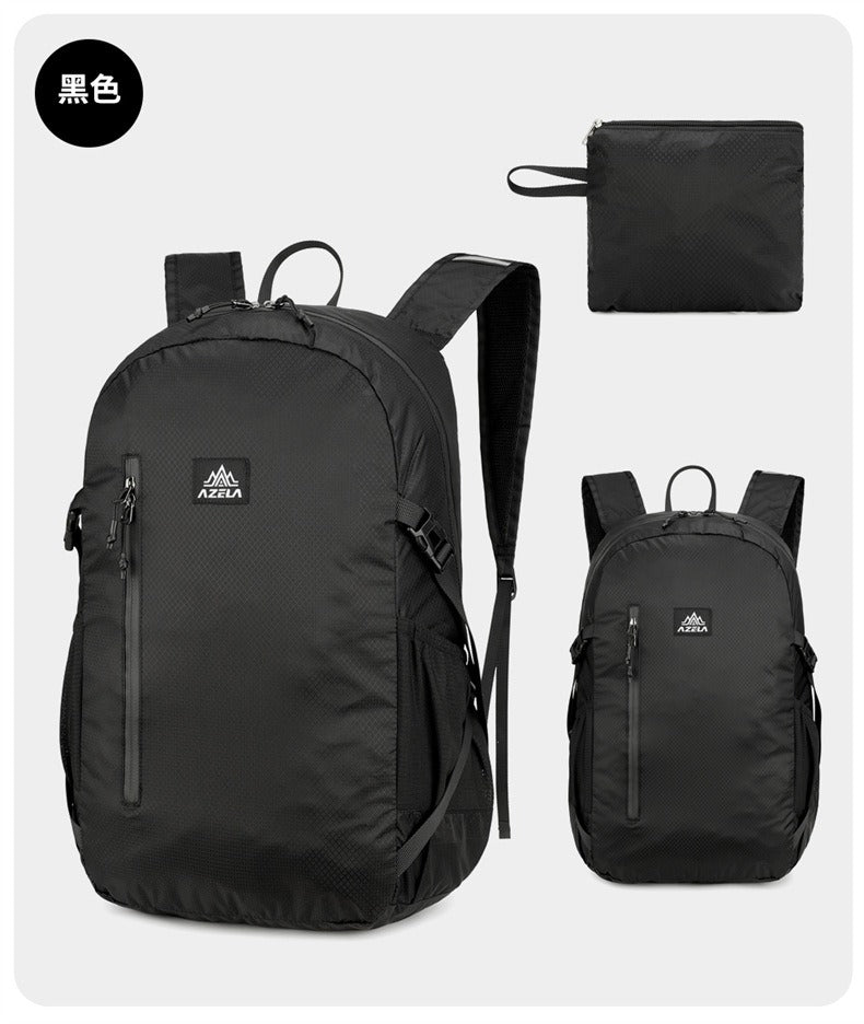 AZELA 20-35L Lightweight Outdoor Backpack – Foldable Hiking, Cycling & Travel Pack for Men & Women | A1365