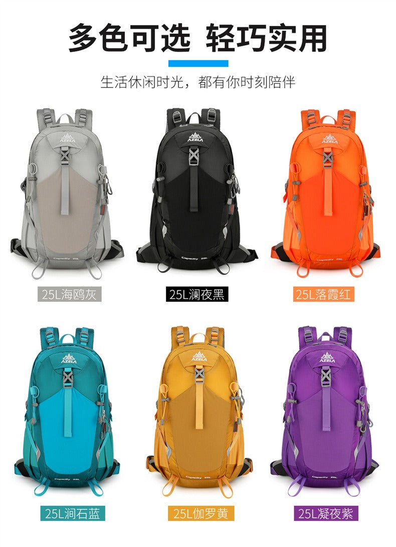 AZELA Outdoor Hiking & Camping Backpack – Lightweight, Water-Resistant Daypack for Men & Women | A13802