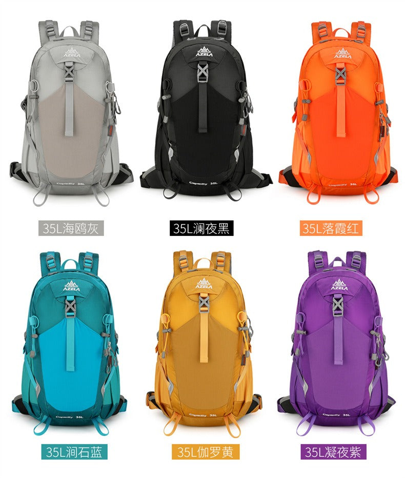 AZELA Outdoor Hiking & Camping Backpack – Lightweight, Water-Resistant Daypack for Men & Women | A13802
