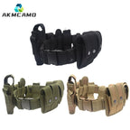 10-in-1 Tactical Utility Belt with Detachable Pouches – Security & Airsoft | AKM-007