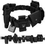 10-in-1 Tactical Utility Belt with Detachable Pouches – Security & Airsoft | AKM-007