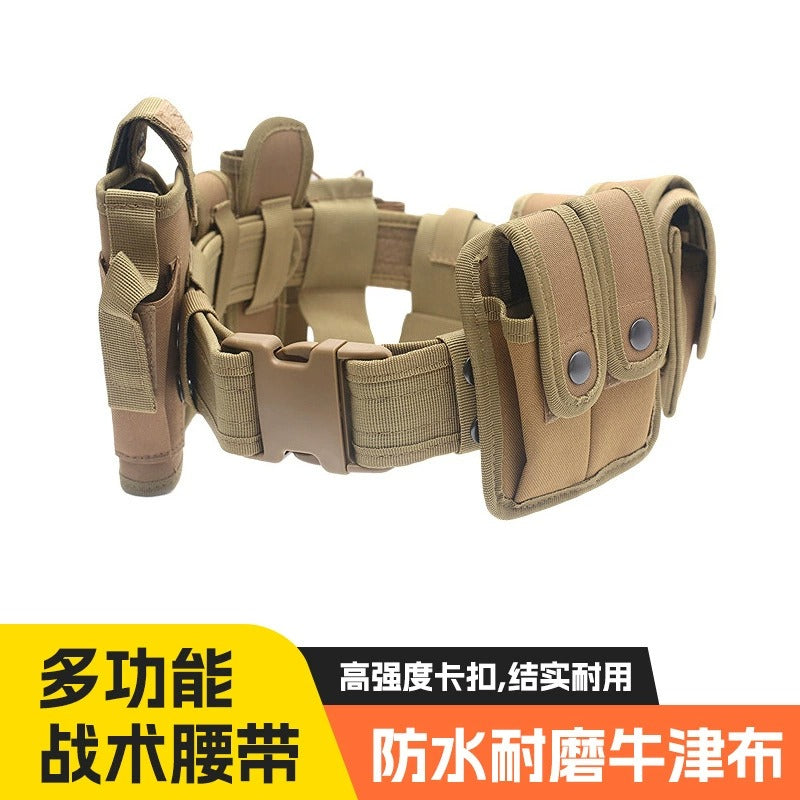 10-in-1 Tactical Utility Belt with Detachable Pouches – Security & Airsoft | AKM-007