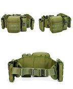 Outdoor Tactical Belt with Harness – Multi-Function Military Waist Pack | AKM-106
