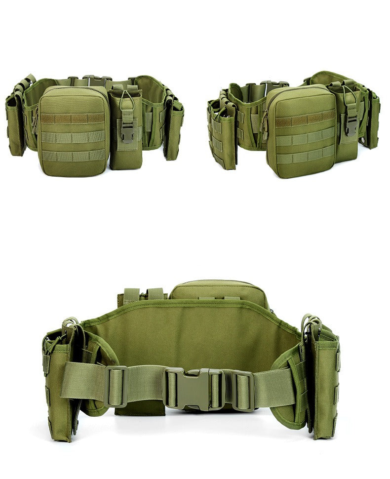 Outdoor Tactical Belt with Harness – Multi-Function Military Waist Pack | AKM-106