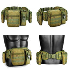 Outdoor Tactical Belt with Harness – Multi-Function Military Waist Pack | AKM-106