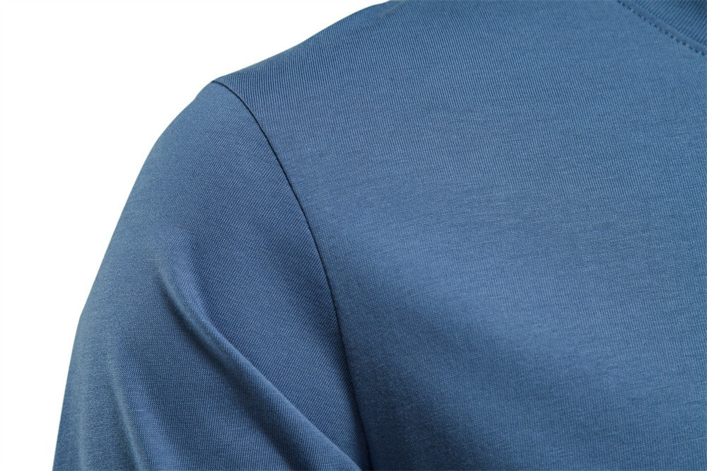 Men’s Oversized Long Sleeve T-Shirt – Casual Streetwear Cotton Crewneck Top for Everyday Style | AX601