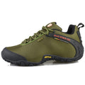ECAF HTRON Men Water-Resistant Hiking Shoes Breathable Trainers Trail Runners Lightweight Outdoor Trekking Sneakers