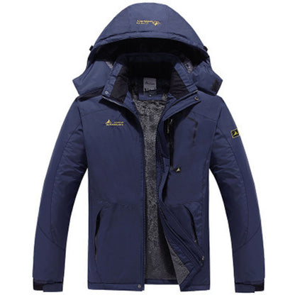 Mountain Waterproof Ski Snow Jacket Winter Warm Fleece Outdoor Work Coat Water Resistant Windbreaker Hoodie Jackets Overcoat | TJ153