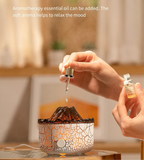 Lava Cracked Volcano Essential Oil Diffusor Jellyfish Spray Simulation Fire Flame Effect Air Humidifier Home Diffuser | V21b pro