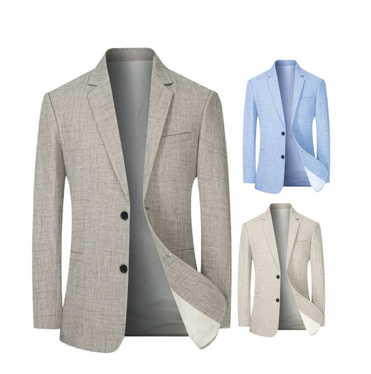 Causal Suit Jacket Single Breasted Notch Lapel Business Coat Wedding Groom Prom Outfit Blazer