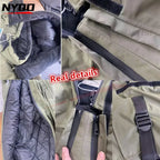 Winter Full Waterproof Thick Ski Suit Jacket Trouser Snow Windproof Fleece Jumpsuit Cold Weather Motorcycle Riding Suit