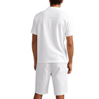 Men’s Breathable Linen Polo Set – Cool & Comfortable Shirt & Shorts Outfit Set | BKCS-20
