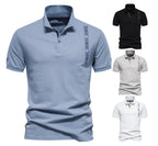 Men's Embroidered Cotton Polo Shirt - 2025 Spring Slim-Fit Casual Top | PS1012