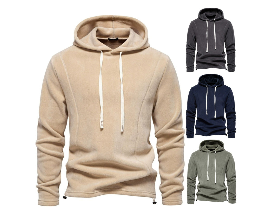 Men’s Fleece Hoodie – Warm Winter Pullover with Drawstring Hoodie | HD09
