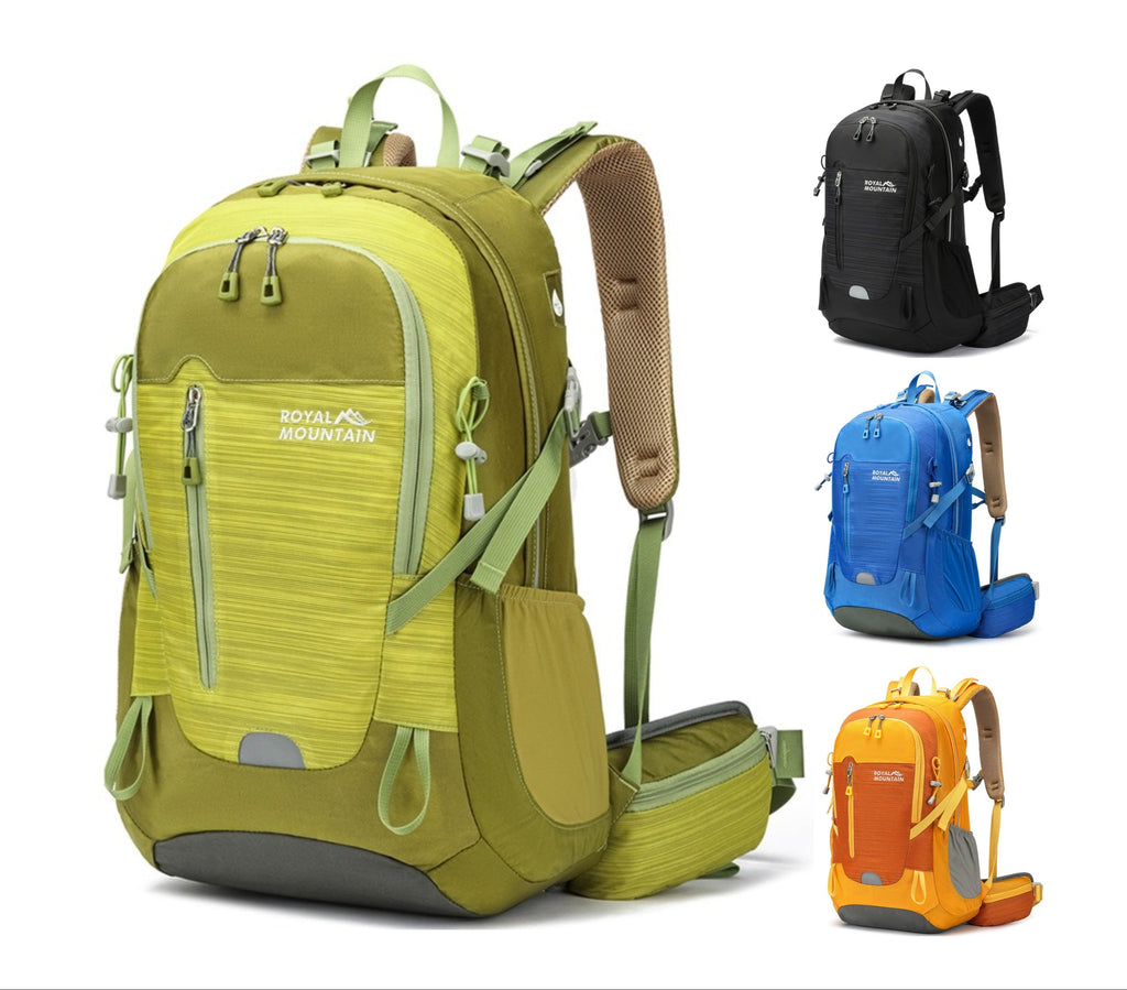 Royal Mountain 40L Hiking Backpack – Waterproof Outdoor Travel & Cycling Rucksack with Back Support  | 1787