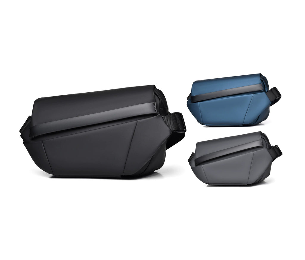 OMASKA Men’s Chest Bag – Expandable 6L Crossbody Sling | 5166