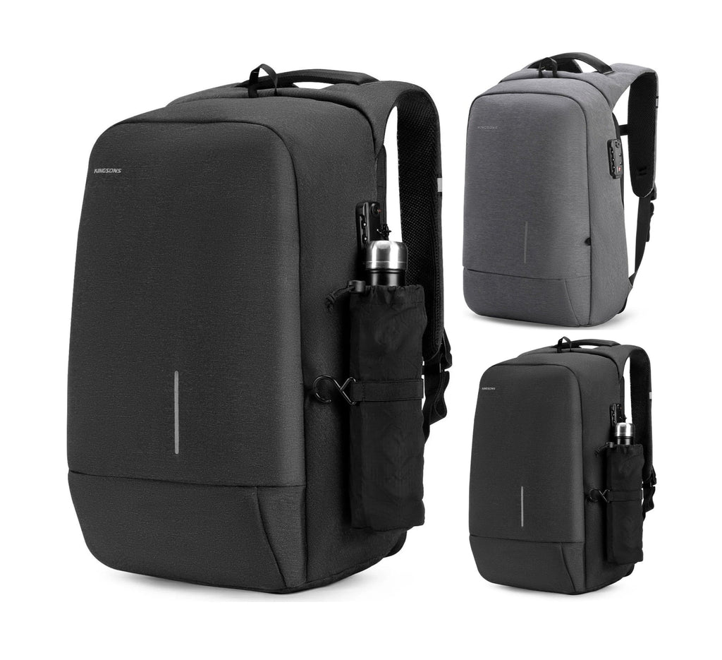 Kingsons KS3149W Anti-Theft Business Backpack – USB, TSA Lock, Waterproof | KS3149W