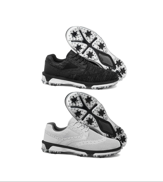 Unisex Golf Shoes Breathable Waterproof Spikeless Golf Sneakers Non-Slip Athletic Casual Shoes | X21