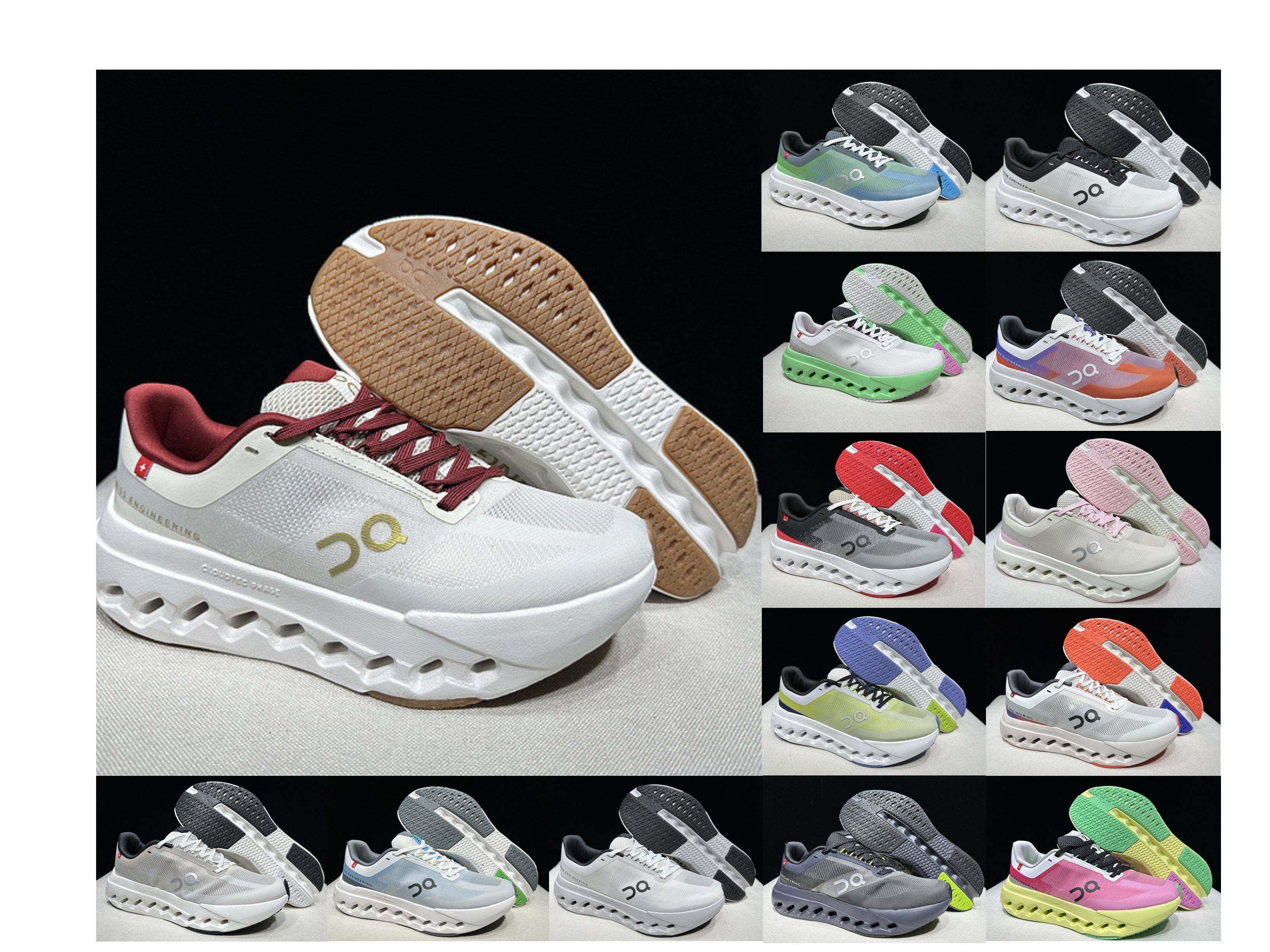 Running Cloudsurfer Next Unisex Lightweight Cushioned Shoes Breathable Mesh Trainers for Men & Women