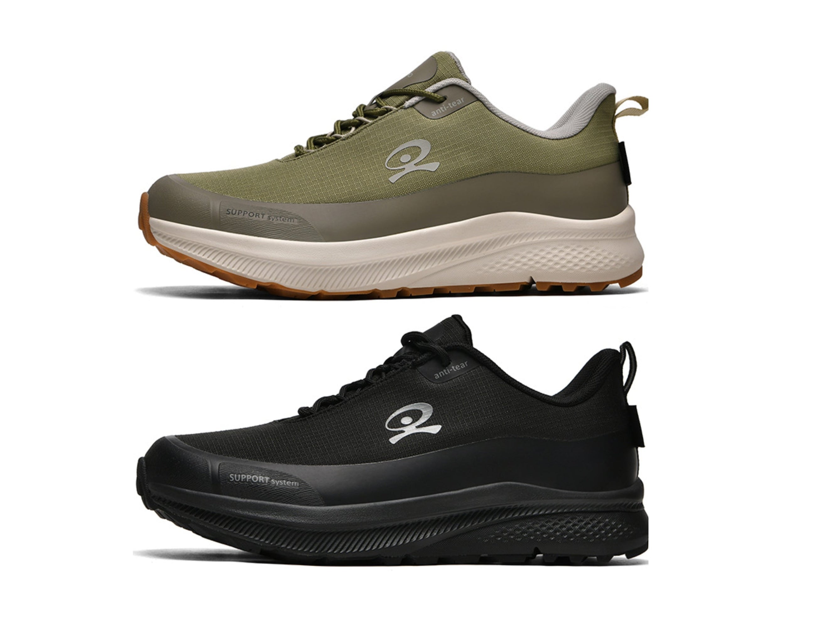 Men‘s 4E Wide Width Waterproof Trail Runners Trainers Lightweight Cushioned Hiking Shoes for Overpronation All‑Terrain Outdoor Sneakers