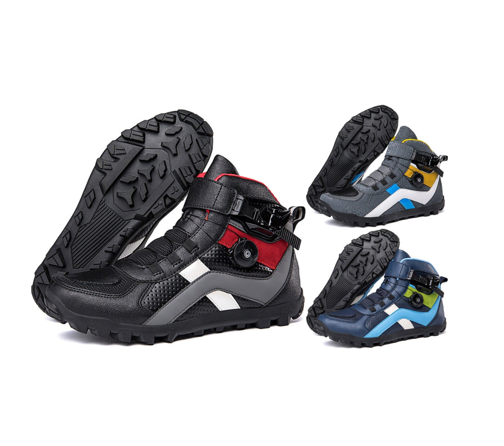 Motorcycle Riding Shoes | Unisex All-Season Urban Street Bike Boots | Casual Biker Sneakers | JC-1988