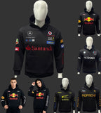 F1 Racing Embroidered Hoodie RedBull, Porsche, Mercedes, BMW & Subaru Styles Jacket | Unisex Streetwear Pullover Sweatshirt