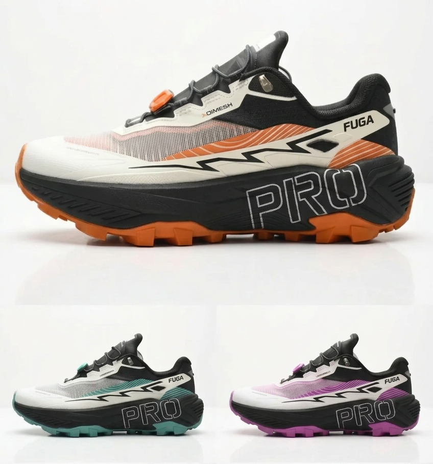 FUGA EX PRO Trail Running Shoes For Men & Women Lightweight Outdoor Hiking Trainers | Vibram Rubber Sole
