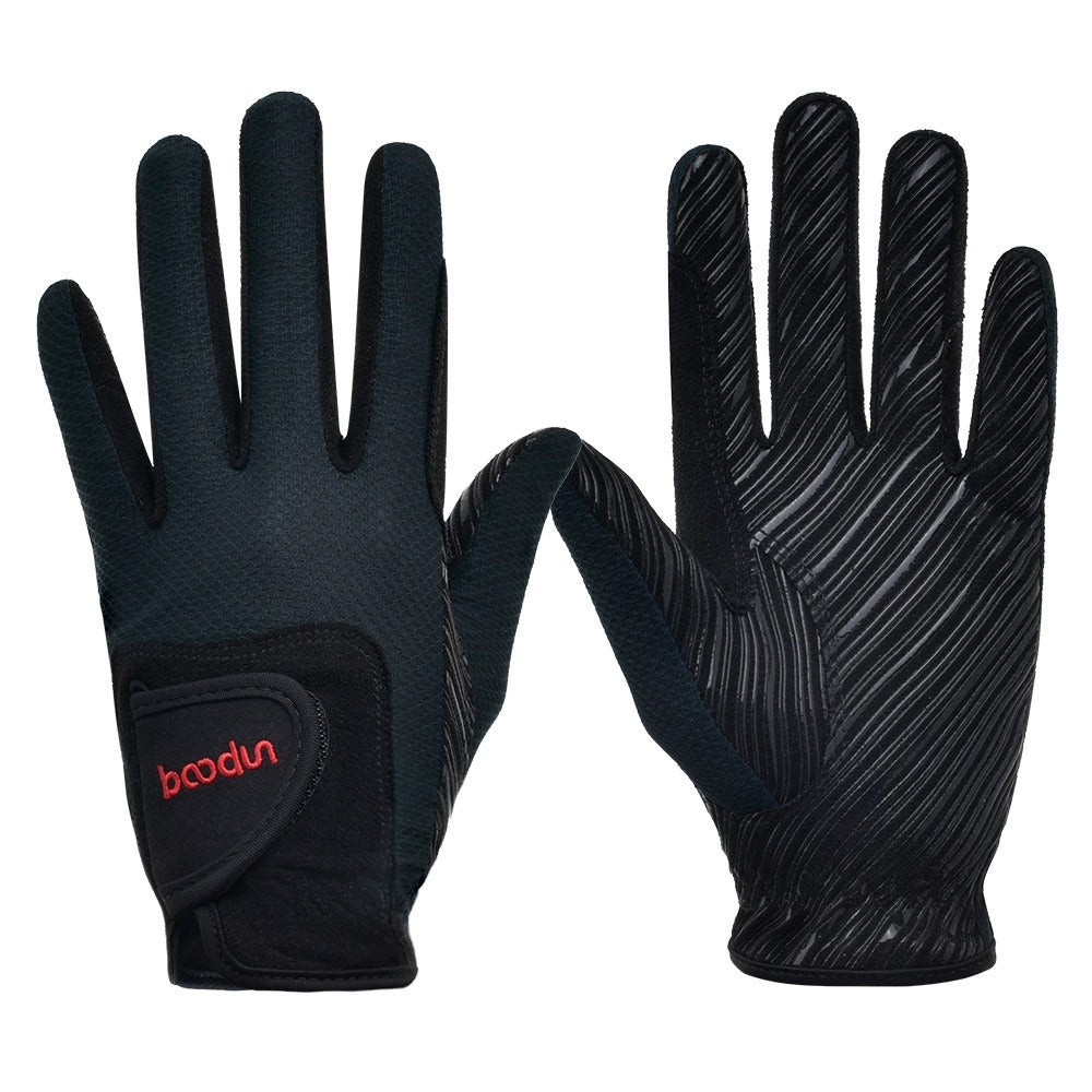 Boodun Equestrian Gloves – Anti-Slip Full Finger Riding Polo Gloves | L221727