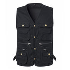 Men's Outdoor Multi-Pocket Fishing Vest Sleeveless Breathable Jacket | D210-N701
