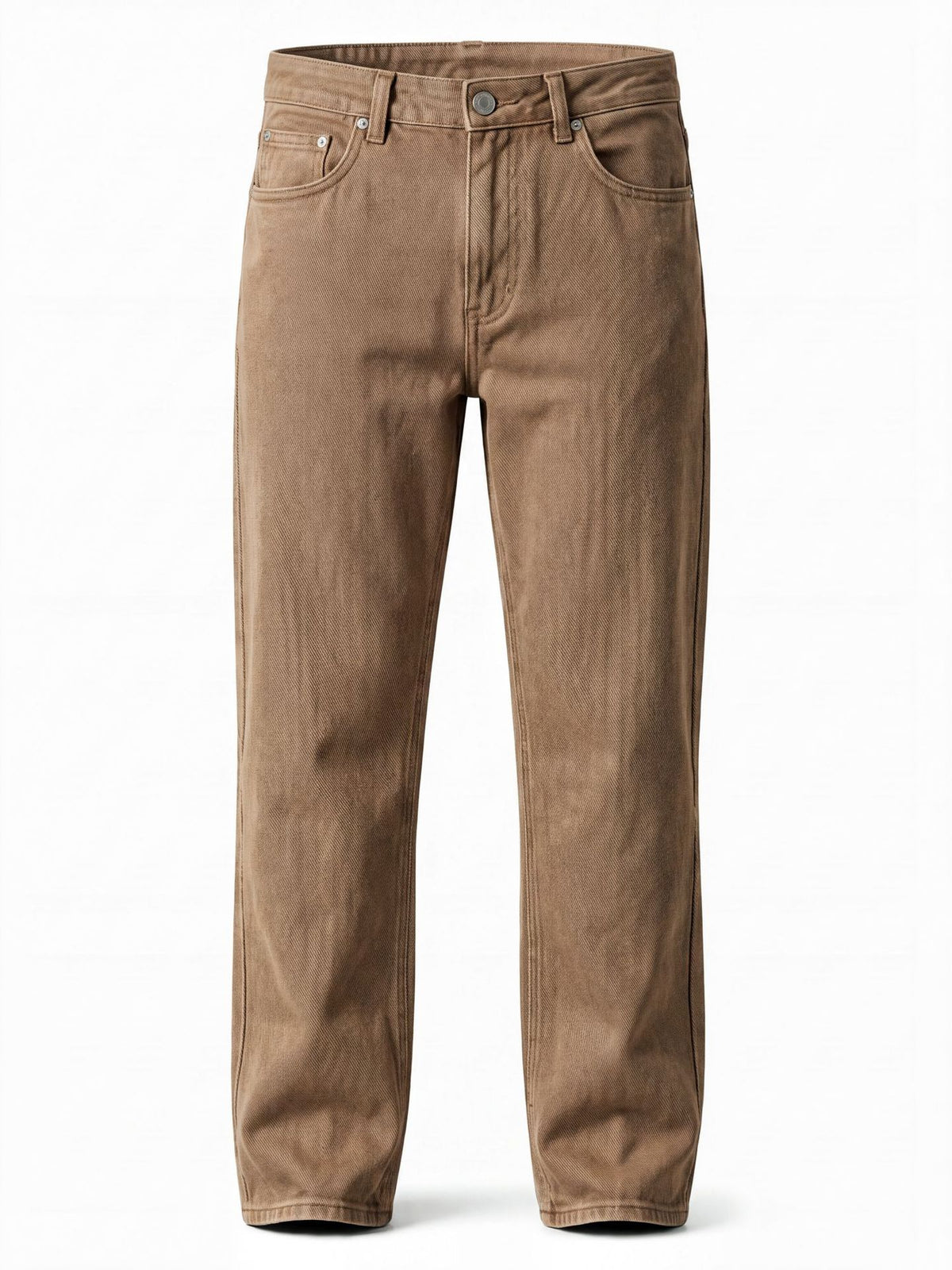 Men‘s Low-Rise Straight Leg Trousers 2026 Autumn Winter Cotton Blend Business Casual Pants Solid Color Smart Trousers | PM58