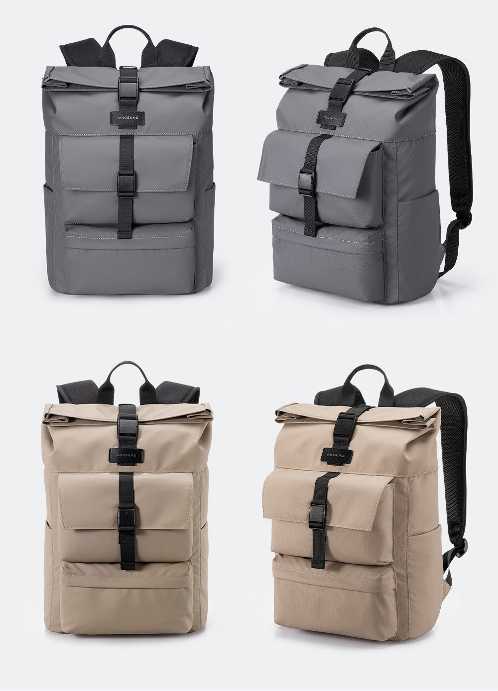 Kingsons Business & Travel Backpack – Expandable Laptop Bag | 3327