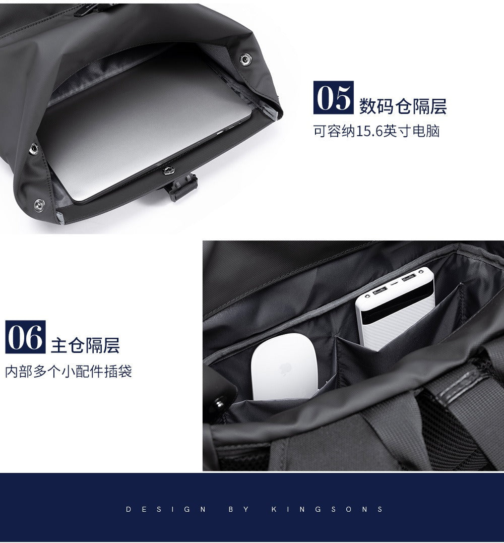 Kingsons Business & Travel Backpack – Expandable Laptop Bag | 3327