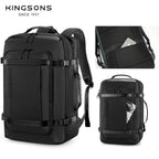 Kingsons Travel Backpack – Expandable 35L/45L Laptop & USB Charging Bag | 3264