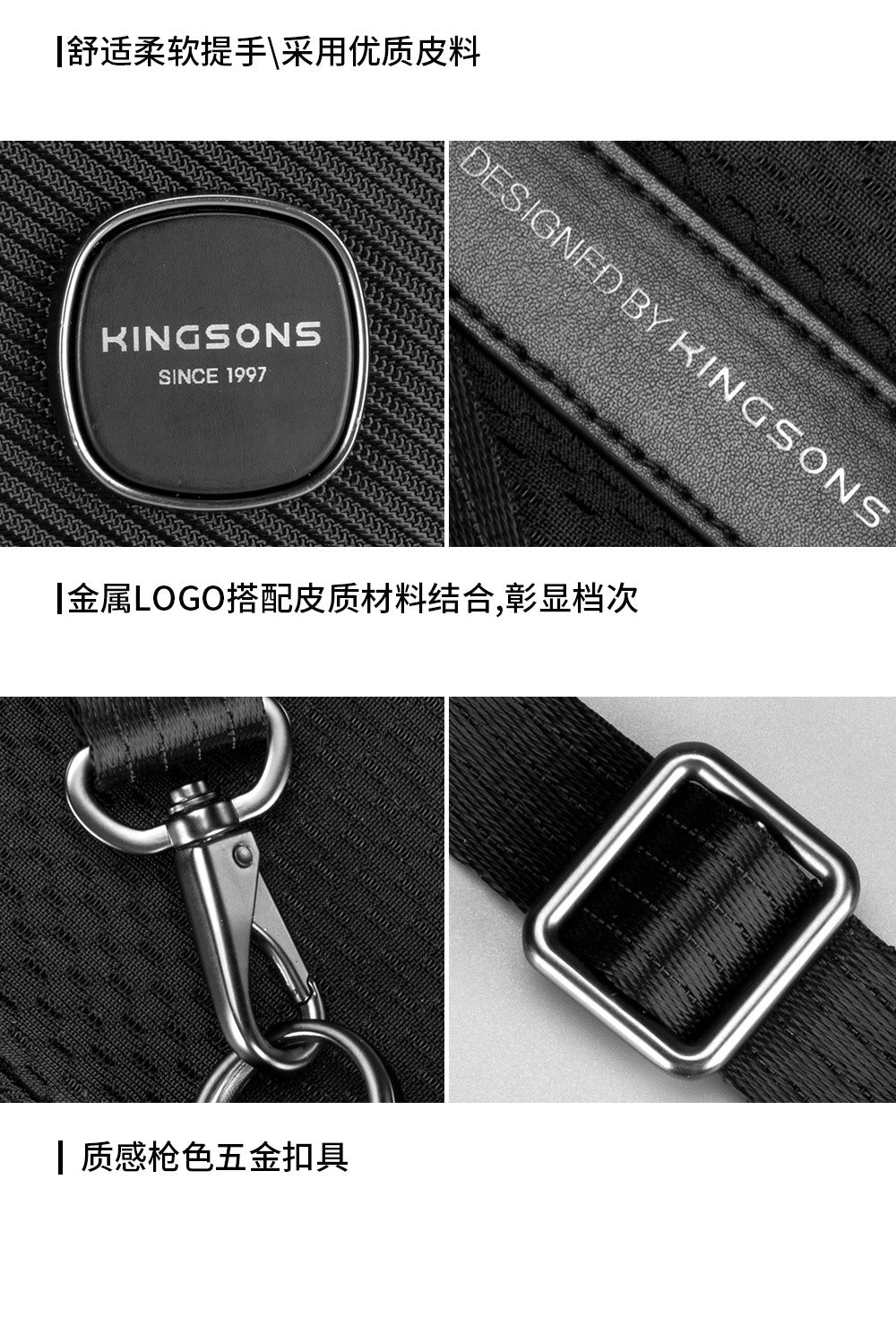 Kingsons Business Backpack – Waterproof Laptop Bag for Men | 3265