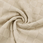 Men’s Trendy Checkerboard Polo Shirt & Matching Shorts Two-Piece Summer Outfit Set | CW-25