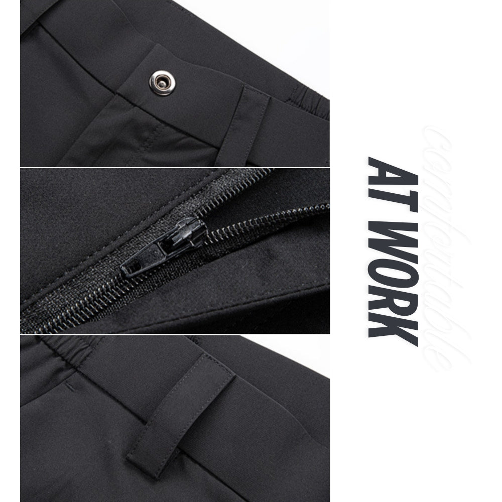 CoolForm Essentials – Men’s Lightweight Casual Pants for Work & Travel 2025 | L19-6666