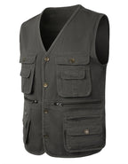 Men's Outdoor Multi-Pocket Fishing Vest Sleeveless Breathable Jacket | D210-N701