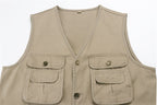 Men's Outdoor Multi-Pocket Fishing Vest Sleeveless Breathable Jacket | D210-N701
