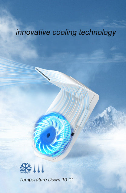 Senmicool Mini Handheld Fan,New Semiconductor Refrigeration Hand Fan for Fast Cooling