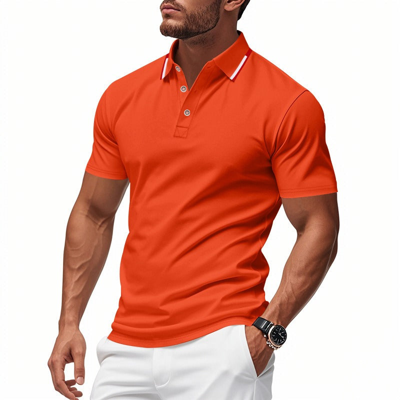 Men’s Quick-Dry Golf Polo Shirt – Short Sleeve Summer Business Casual Top | DS-2108