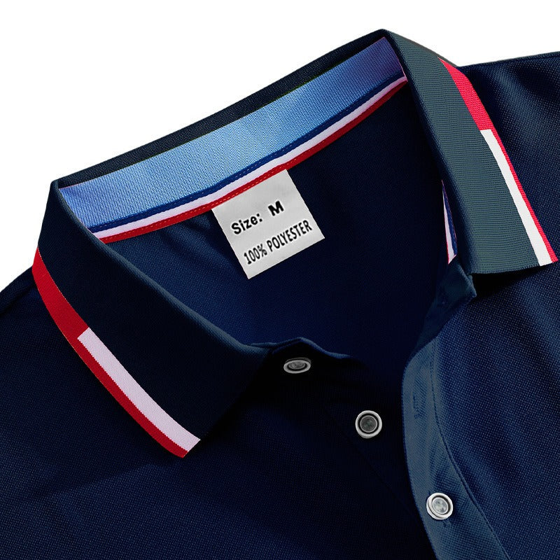 Men’s Quick-Dry Golf Polo Shirt – Short Sleeve Summer Business Casual Top | DS-2108