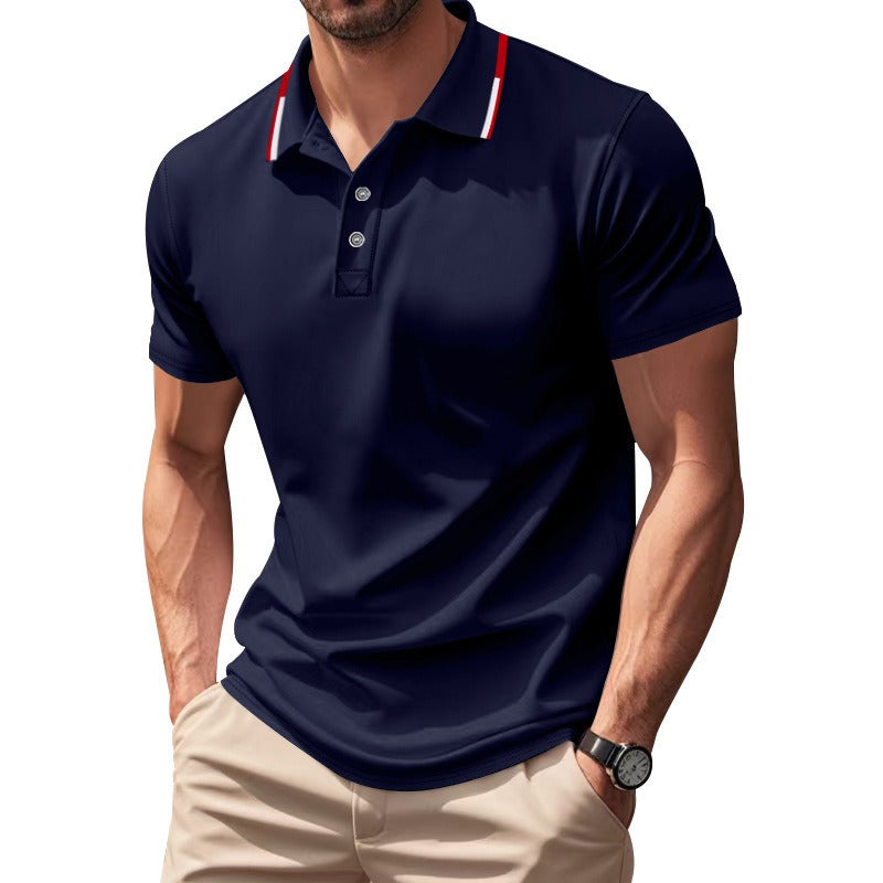 Men’s Quick-Dry Golf Polo Shirt – Short Sleeve Summer Business Casual Top | DS-2108